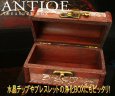 画像2: 雰囲気あるアンティーク調★インテリアやディスプレイに★トレジャーボックス【宝箱】型　木製箱 (2)